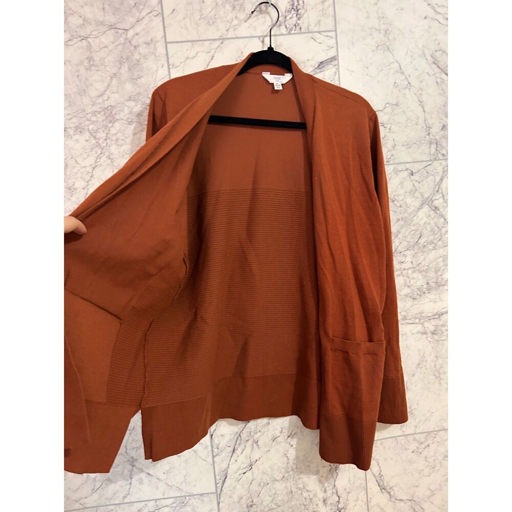 Burnt Orange 16-18 Cardigan Time & Tru Worn Once
